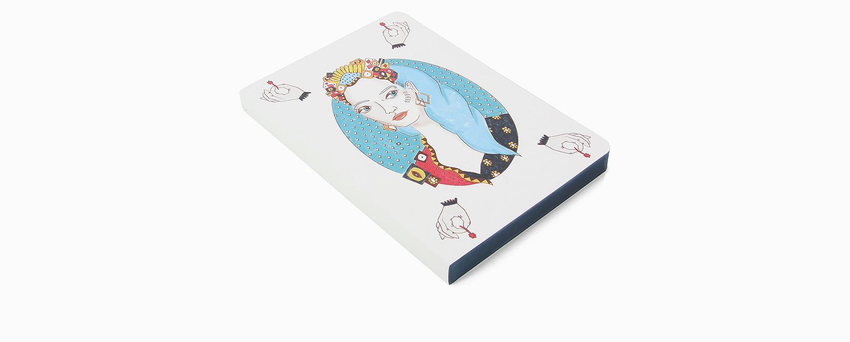 Cuaderno ilustrado Sibila - Reina de Diamantes